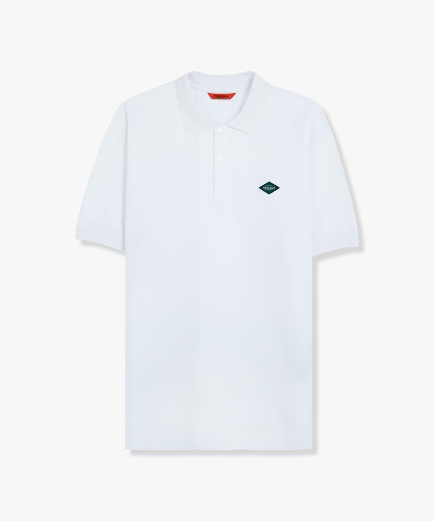 Jikun Original Cotton Pique Short Sleeve Shirt Gee245-102 White