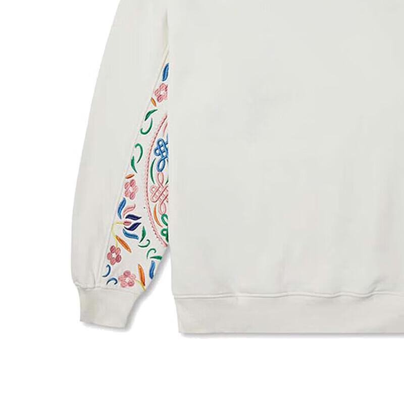 Converse TAPESTY Sweatshirt Men's Ecru 10025057-A01
