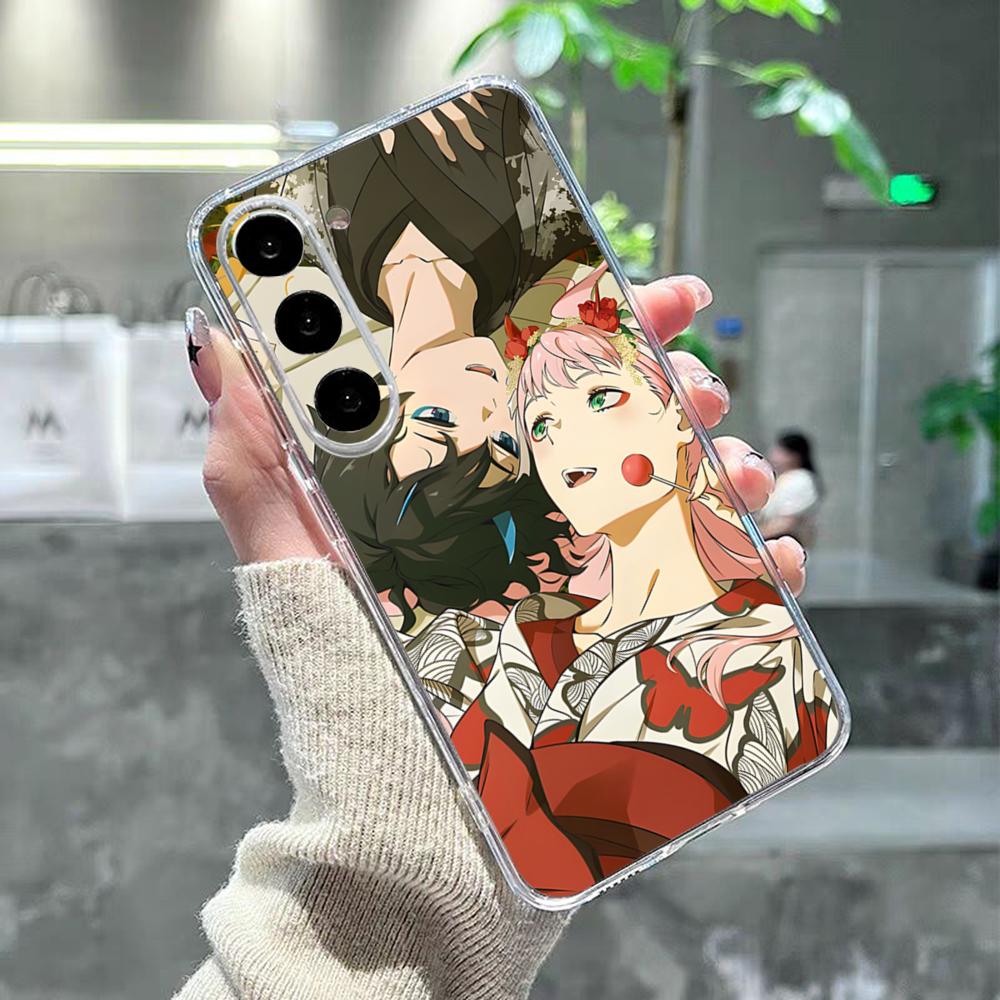 Zero Two Darling In The FranXX Anime Phone Case For Samsung S26 S25 S24 Ultra S23 Fe S22 S20 S21 Plus Plus 5G Fe Transparent Cov