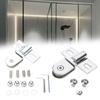 Practical Adjustable 90 Degree Glass Door Hinges for Seamlessly Bathroom Shower Enclosures Easy Installation Designs