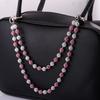 Double Layer Crystal Beaded Pants Chain Keychain Harajuku Hip Hop Bag Pendant Waist Chain Y2K Fashion Accessory For Men & Women