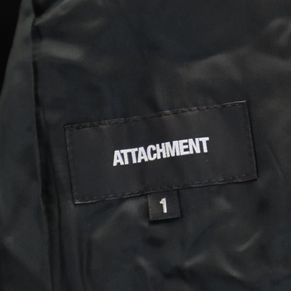 ATTACHMENT Made In Japan Cashmere Blend Wool Chester Coat 1 Navy Men's Used