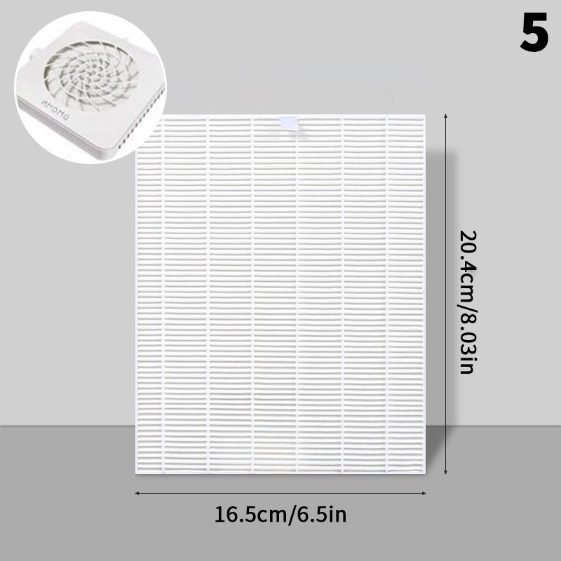 Brushless Nail Dust Extractor Filter - Replacement Filter for Nail Vacuum Cleaner Manicure Screen Plate Nail Dust Collector