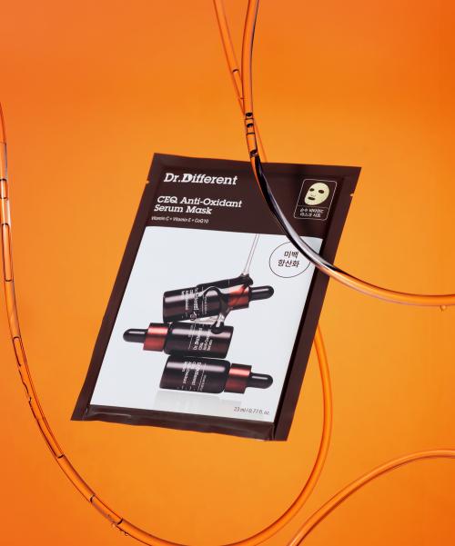 Dr. Different CEQ Antioxidant Serum Mask - Anti-aging, Blemish & Brightening (5 Sheets) NONE