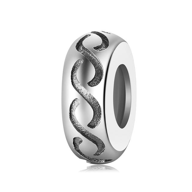 

Новые бусины-стопоры из стерлингового серебра 925 пробы с блестящими фианитами в виде снежинок в виде кошек и собак для изготовления ювелирных изделий, оригинальные европейские подвески-браслеты