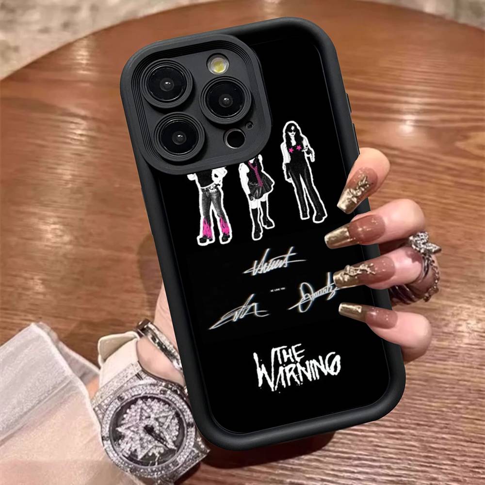 

Rock Band T-The W-Warnings Silicone Soft Phone Case For iPhone 17 16 15 14 Plus 13 12 Mini 11 Black Cover iPhone 14pro max