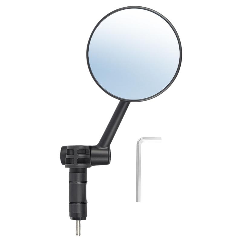1Pc Adjustable Bicycles Rearview Mirror Rotating Handlebars End Mirror Bicycles Handlebars Plugs Rearview Mirror Enduring 1