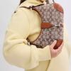 Coach Hamptons 27 Manico Regolabile Borsa Hobo in Pelle Borse da Donna Ambra Lucida CW654-LHBAR