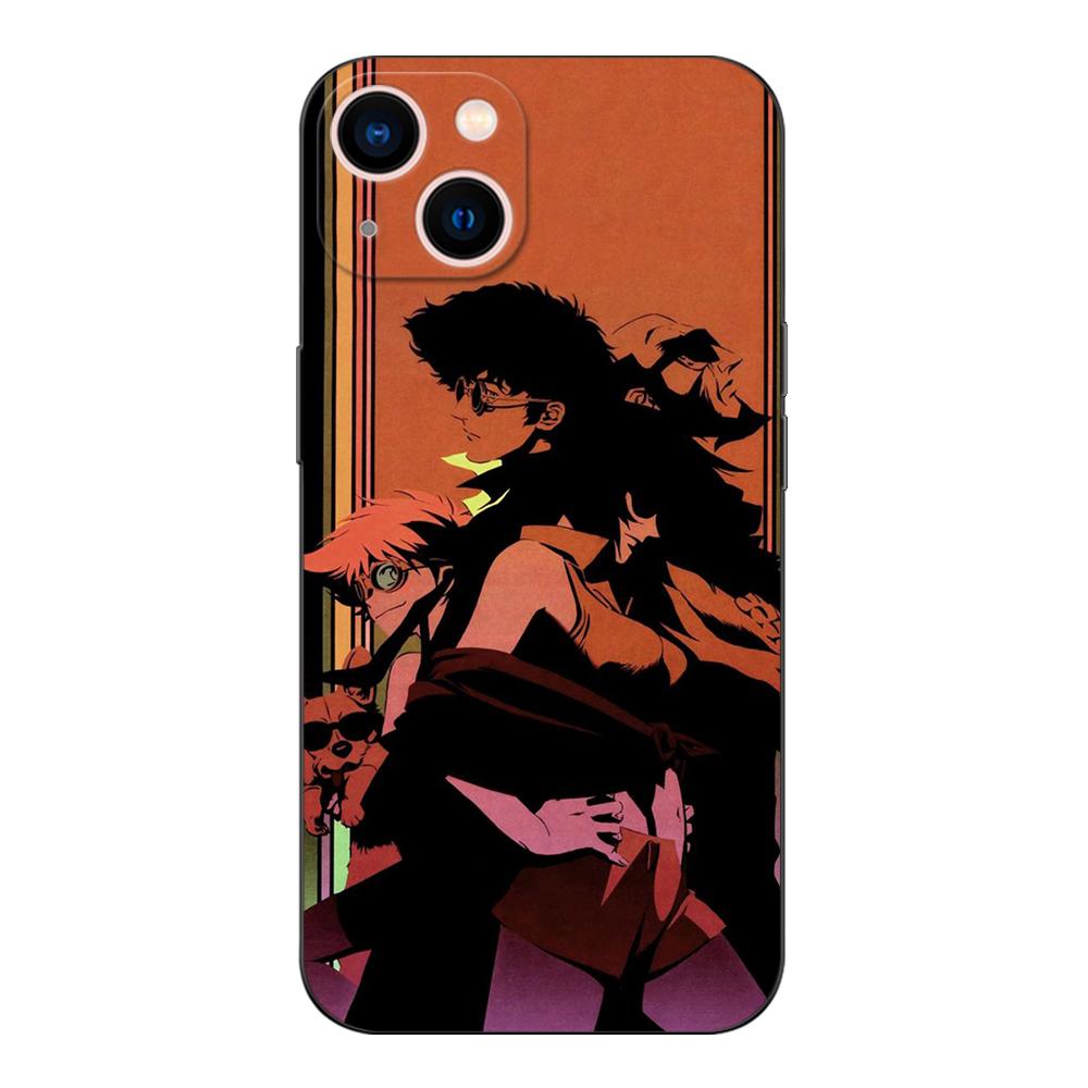 Černé TPU pouzdro pro Samsung Galaxy F23 M12 M22 M23 M32 4G M52 5G M30S M21 Space Cowboy Bebop