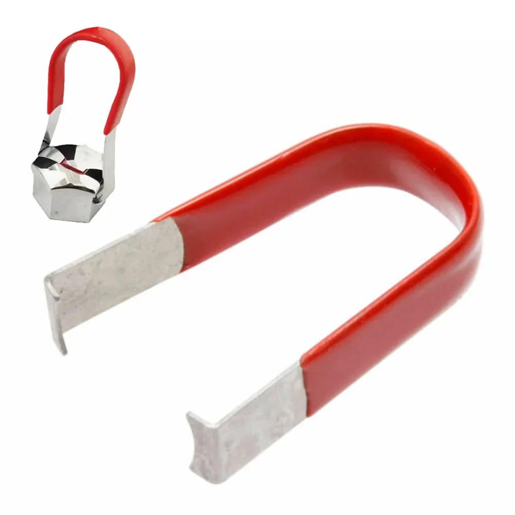 1/2 szt. Narzędzie do ściągania/zdejmowania nakładek na śruby kół Samochodowe nakładki na nakrętki opon Pęseta Narzędzie do naprawy pokrywki śrub opon samochodowych #8D0012244A 7,6 X 1,6 cm