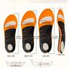 Ergonomic Work Comfort Insoles - Anti- Shock Absorbing Arch Support with Breathable Perforations, Neutral Arch Shape for Running, Gym & Casual Wear