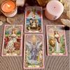 Carte dei Tarocchi Fantasy Rinascimentali 12x7 Arte Vintage Divinazione Oracolo Gioco da Tavolo Accessori Magici Lettura della Fortuna Edizione Inglese