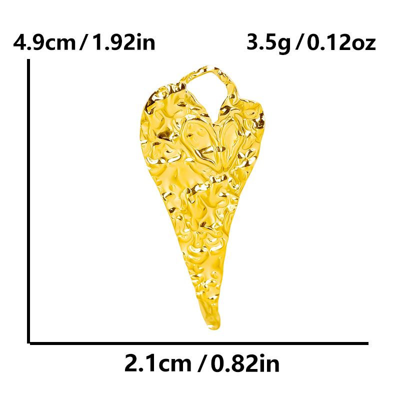 6pcs/Lot Mutlistyle Stainless Steel Heart Charms For Jewelry Making Supplies Sun Dragon Three-Dimensional Love Pendant Breloques