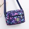 Wholesale New Flower Cloth Bag Oblique Span Bag Middle-aged and Elderly Bag Stall Night Market Oxford Cloth Shoulder Bag Women's Bag Canvas Bag
