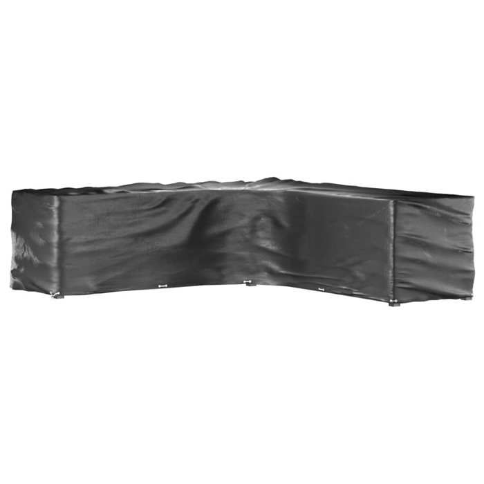 VidaXL Housse de salon de jardin en forme de L 20 œillets 300x300x90cm 319322