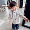 Kids Korean Hooded Long Sleeve Shirt Jacket Spring Autumn Fashionable Casual Windbreaker