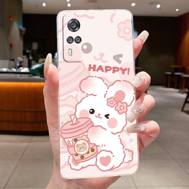 For vivo Y31 2021 Case Cute Cool Boys Girls Transparent Silicone Back Cover For Vivo Y53S 4G Y31 Y51 Y51A Y 31 V2036 Phone Case