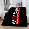 Electric Energy Holden Logo Blanket Durable Comfort Suitable for Livingroom Chair Bedding All-Season Use Stylish Decor