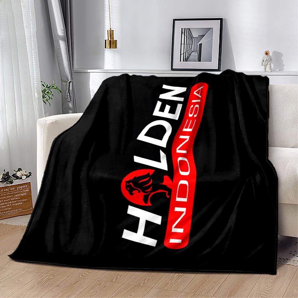 Electric Energy Holden Logo Blanket Durable Comfort Suitable for Livingroom Chair Bedding All-Season Use Stylish Decor