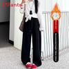 Fleece Wide Leg Pants For Women With High Waist And Casual Style