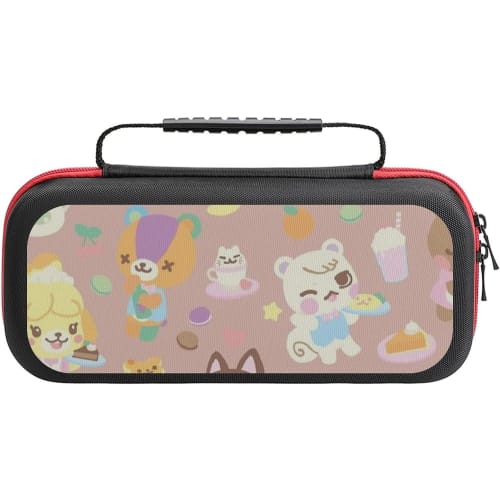 Compatible with Animal Crossing: New Horizons, this protective case and storage bag for the Nintendo Switch is dustproof, stain-resistant, shock-resis