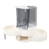 Automatic Cat Dog Feeder Double Layer Dry Wet Separate Rotating Storage Pet Water Dispenser for