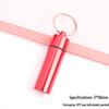 Portable Aluminum Pill Case with Keychain & Sealed Earplugs - Outdoor Survival Gear Pendant
