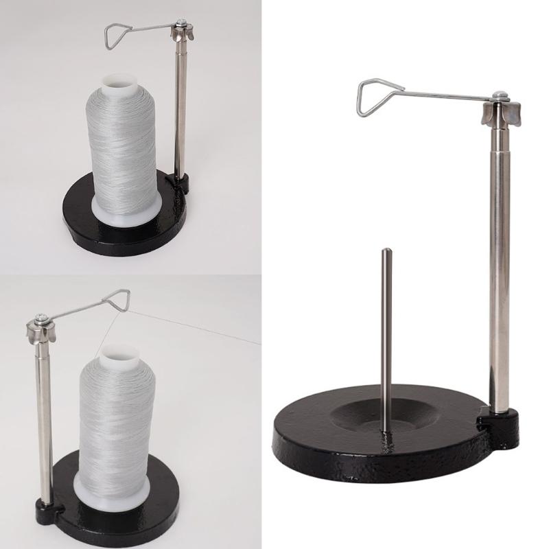Single Thread Holder Stand, Adjustable Cone Thread Stand Holder for Sewing Machine, Adjustable Metal Spool Holder