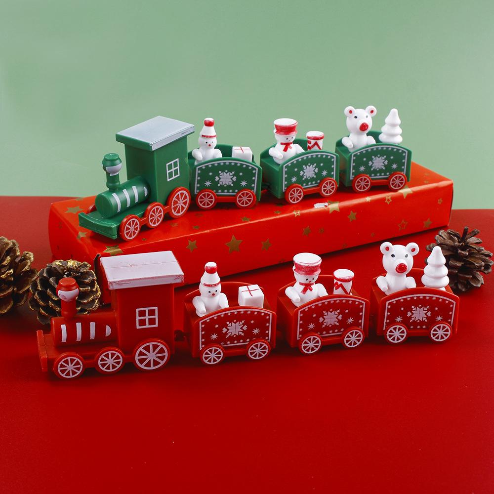 Merry Christmas Train Ornament Decor for Home Xmas Kids Gift 2025 New Year Decoration 2025 Cake Decor Festoon Navidad Party