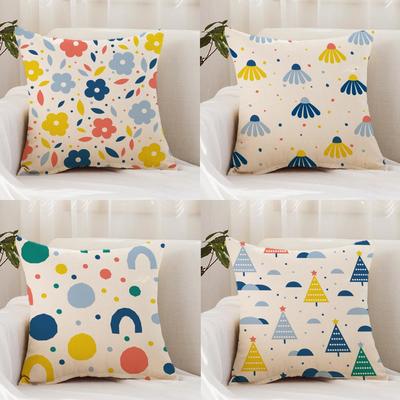 Nordic Simple Dots Cushion Cover Premium Comfort Reversible Pillow Cover - Dual - Use Design for Home & Car