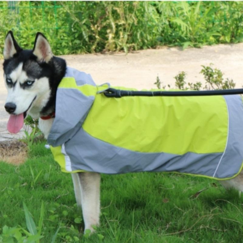 Rainproof dog coat, universal waterproof clothing for pets, suitable for medium and large-sized pets