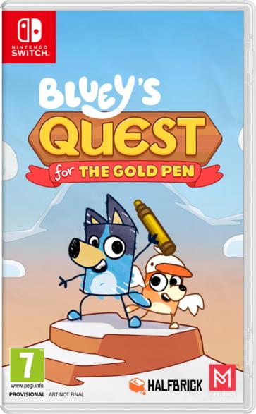 Nintendo Switch Game Price Bluey's Quests for the Gold Pen