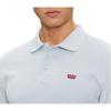 Levis Solid Color Simple Comfortable Short Sleeve Polo Shirt Men Tops Blue 35883-0162