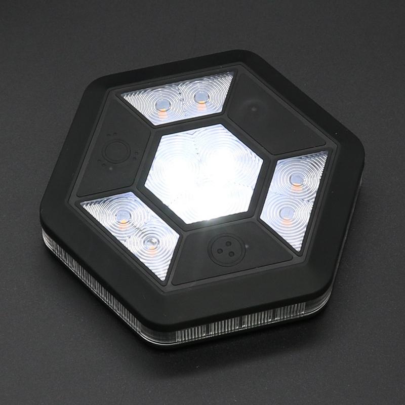 Car Rotating Led Magnetic Warning Light Flashing Rechargeable Yellow White Traffic Safety Flash Auto Safety Signal Light Toola