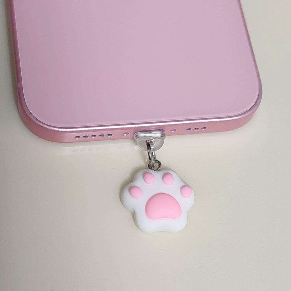 Creative Cute Claw USB C Dust Plugs Phone Type-C Charging Port Protectors Cap Cellphone Pendant Decoration