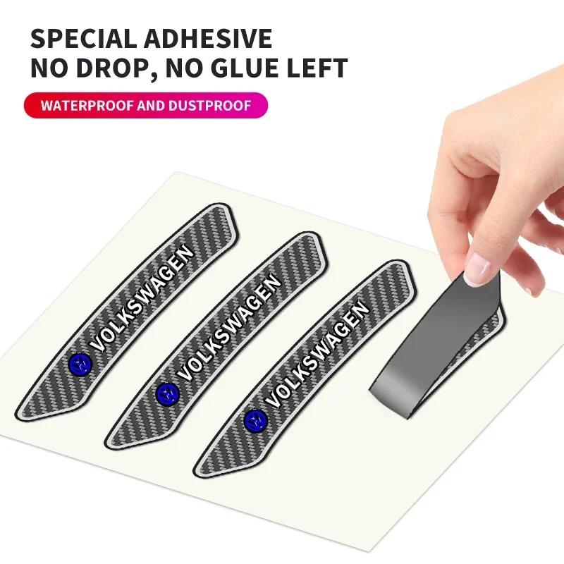 4Pcs Car Wheel Badge Sticker Emblem Decoration For VW Golf Tiguan Jetta Transporter Passat T5 Polo Touran Scirocco Arteon