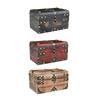 Vintage Style Wooden Treasure Chest Sundries Case for Necklace Ring Bracelet