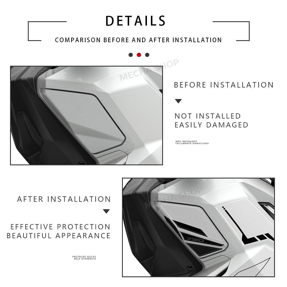 For X-ADV 750 XADV 750 2025- Storage Box Sticker Side Pad Sticker 3D Motorcycle Accessories Decal Kit