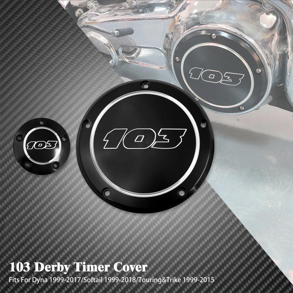 Motorcycle 5 Holes Derby Clutch Timing Timer Cover Engine Covers For Harley Dyna Touring Softail Electra Glide FLHR FXD 99-2017