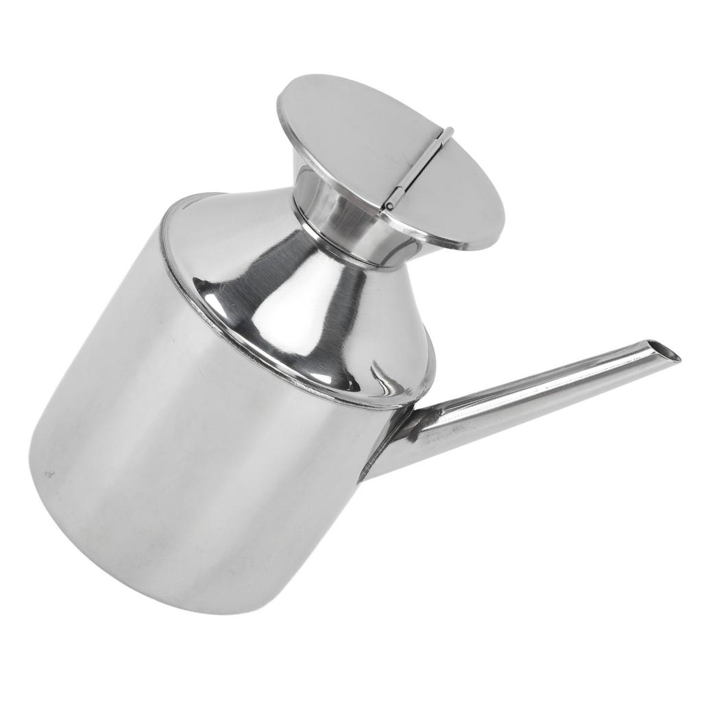 Stainless Steel Oil Can Multipurpose Oil Container Oil Dispenser Bottle for Soy Sauce Vinegar Cooking Wine