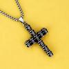 Antique Titanium Steel Viking Cross Necklace For Men Fade Resistant Pendant Jewelry