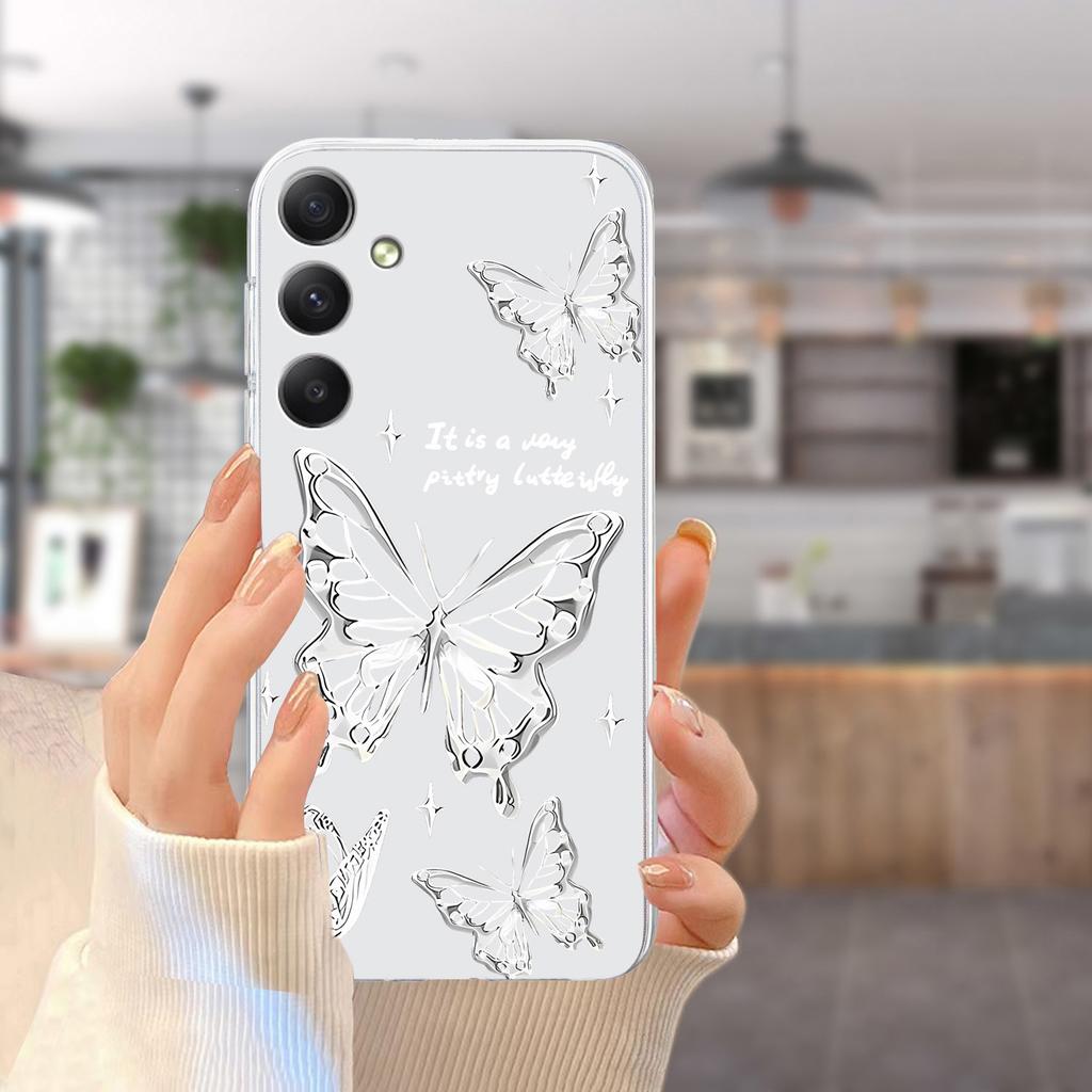 For Samsung Galaxy S24 FE Case Soft TPU Pattern Printing Slim Phone Cover