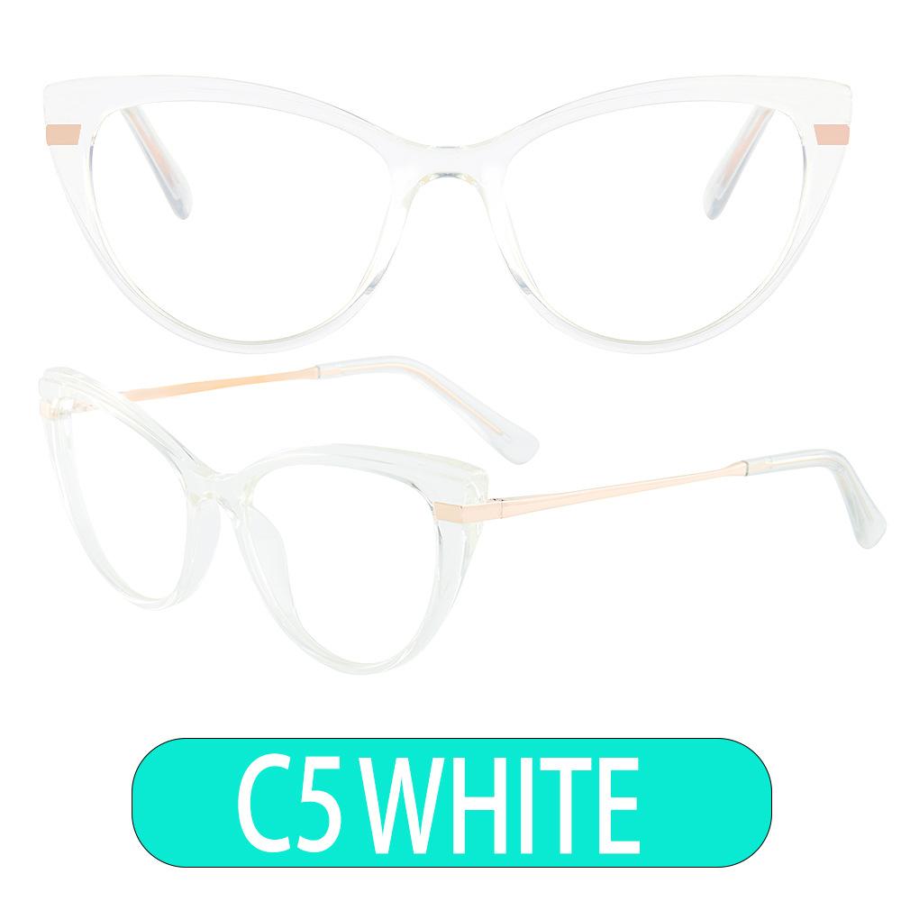 

87025 Оправа очков Tr90 Оправа очков для близорукости Оправа очков «кошачий глаз» Оправа очков с защитой от синего света Оправа очков для компьютера