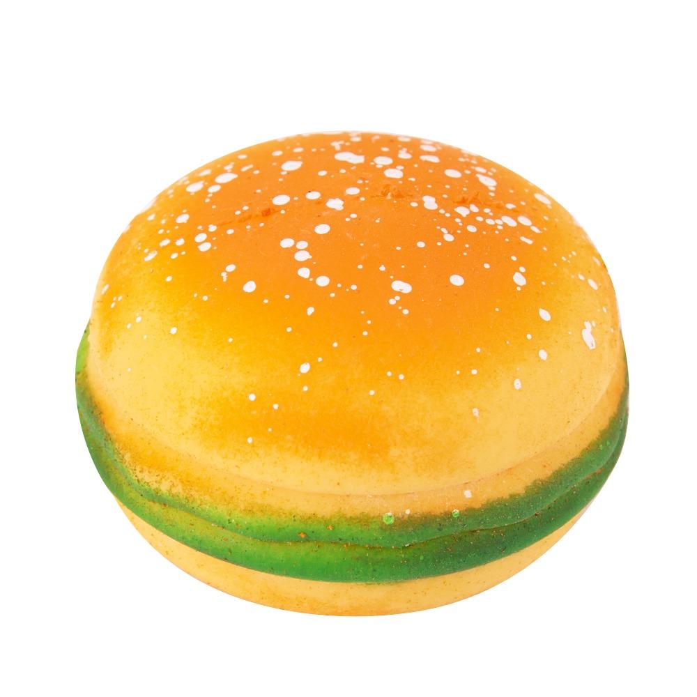 Neues TPR Quetschspielzeug Hamburger Langsam Rückprall Fidget Spielzeug Leckeres Essen Stressabbau Simulation Hamburger