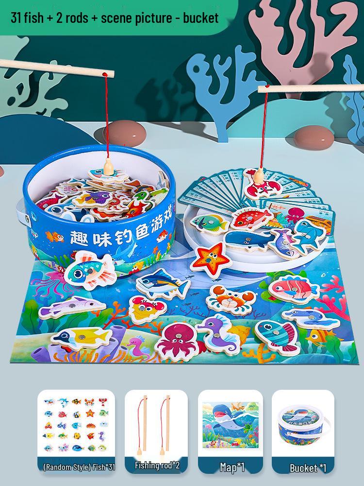 Magnetic Fishing Toy for Toddlers 1-3 Years: Fun Gift for Intellectual Development of Kids Aged 2-2.5