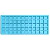 Square Ice Cubes Molds Silicone Tray for Coffee Cocktails-Blue