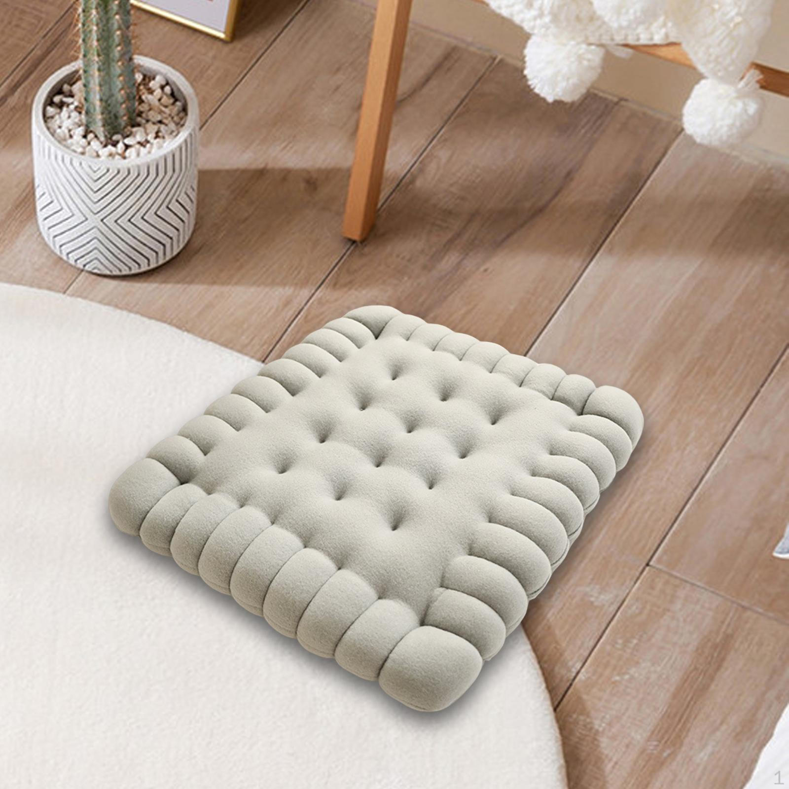 

Подушка в форме печенья, подушка, мягкая, удобная, современная подушка для стула Square серый