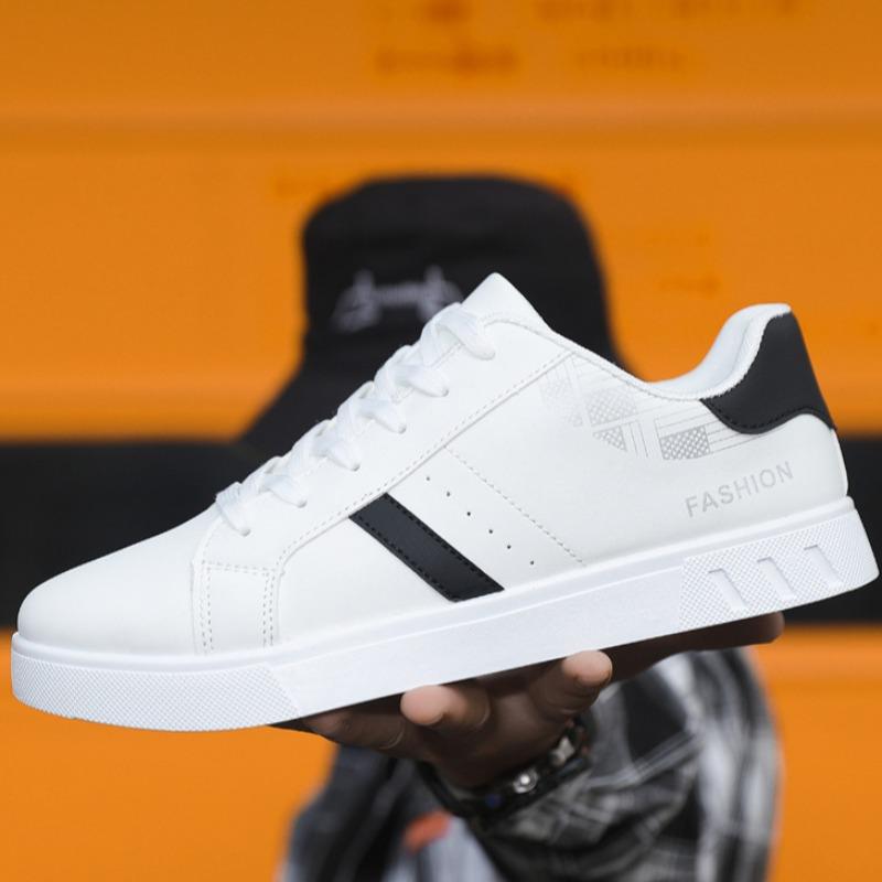 Luksusowa Marka Męskie Casualowe Skórzane Buty Wiosna Nowość Gorąca Sprzedaż Wszechstronne Sneakersy Moda Męskie Wulkanizowane Buty Płaskie Buty Para Hombre