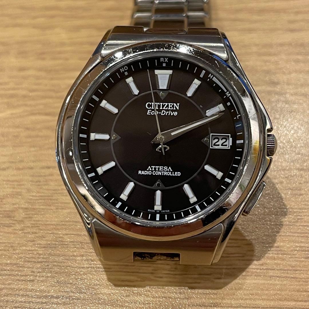 Б/у мужские часы Citizen H110-T011331 Eco-Drive Титановые