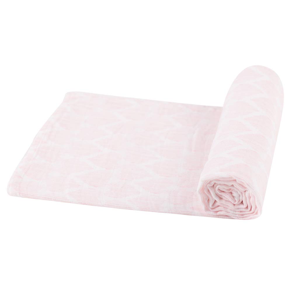 Newcastle Classics Swaddle Cotton Muslin Japanese Swaddle Fluffy Soft Blanket Baby Gift Matchstick Hearts 120x120cm 0 Months [Genuine Product] ~